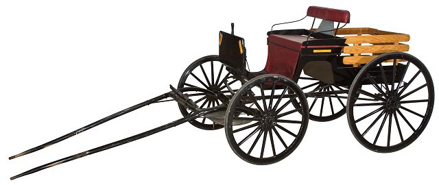 Horse Drawn Spring Wagon, Miniature