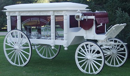 Horse drawn hearse