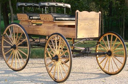 Two Seated Spring Wagon